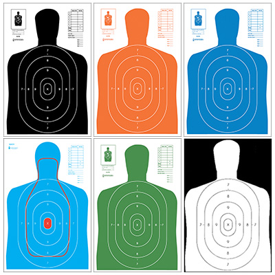 Action Target : B-27E Variety Pack - 150 Targets