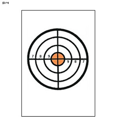 law enforcement targets action target bull s eye target w orange center